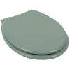 Abattant WC bois vert avec frein de chute déclipsable réglable < Gifi Hot