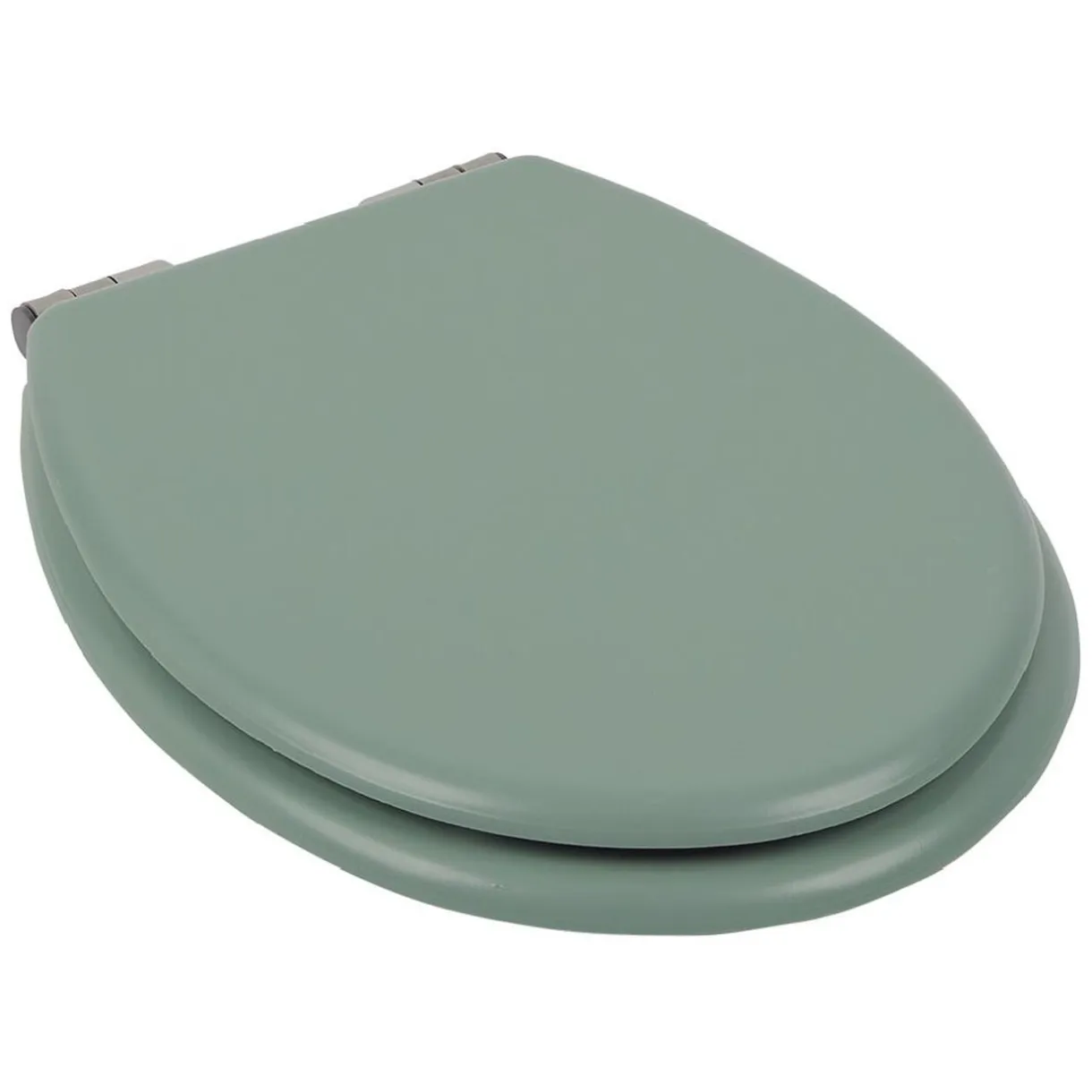 Abattant WC bois vert avec frein de chute déclipsable réglable < Gifi Hot
