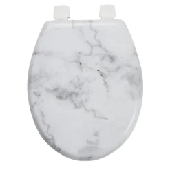 Abattant WC en bois façon marbre taille universelle < Gifi Clearance
