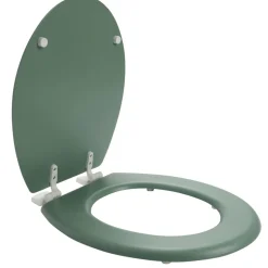 Abattant WC en bois vert taille universelle < Gifi Discount