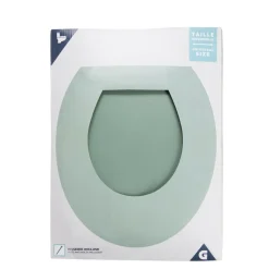 Abattant WC en bois vert taille universelle < Gifi Discount