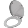 Abattant WC gris avec frein de chute < Gifi Outlet