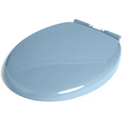 Abattant WC universel avec frein de chute 37x43cm bleu < Gifi Best