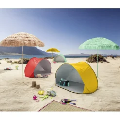 Abri de plage pop-up 94x143xH84cm (3 couleurs)
