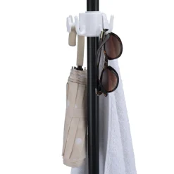 Accessoire adaptable pour parasol de plage plastique avec 4 crochets < Gifi Outlet