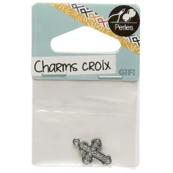 Accessoire bijou charms Croix métal + pierre < Gifi Outlet