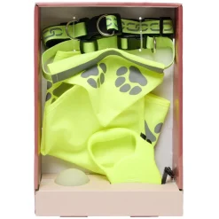 Accessoire sellerie pour chien 5 pièces fluorescent jeu et promenade < Gifi New