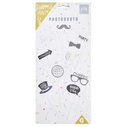 Accessoires festifs photobooth thème disco 10 pièces < Gifi Outlet