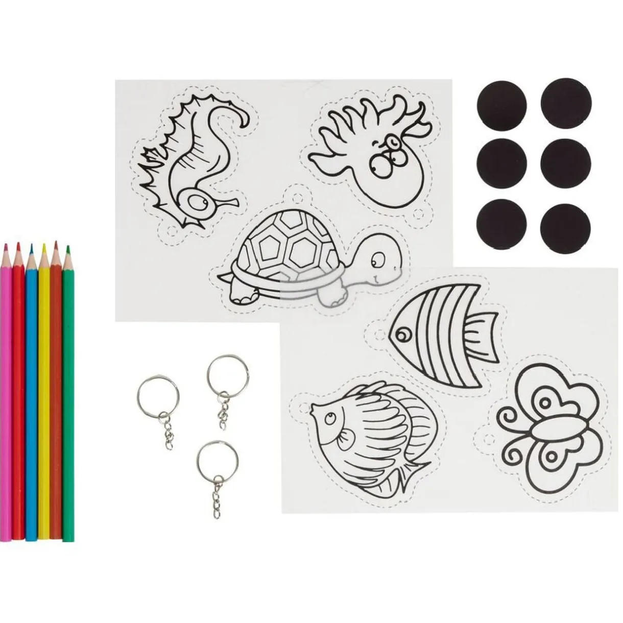 Activité création mobile multicolore x6 < Gifi