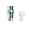 Adaptateur anti-torsion universel plastique chromé Ø3x5cm