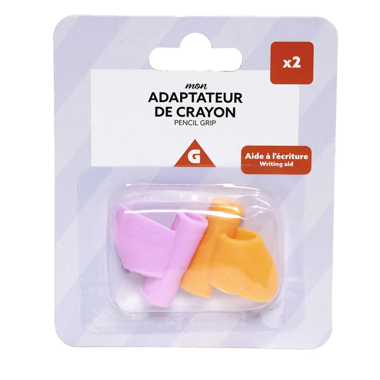 Adaptateur de crayon ou stylo pour bon positionnement doigt 2 pièces < Gifi Outlet