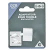 Adaptateur de tringle à rideaux Ø28mm < Gifi Hot