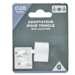 Adaptateur de tringle à rideaux Ø20mm