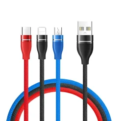 Adaptateur USB 3 en 1 USB-C - micro USB - Lightning < Gifi Best