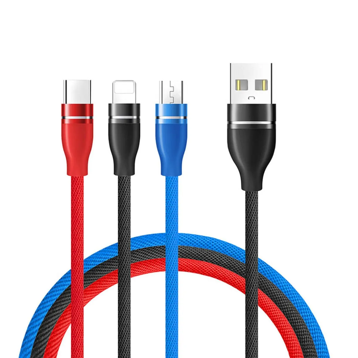 Adaptateur USB 3 en 1 USB-C - micro USB - Lightning < Gifi Best
