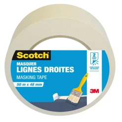 Adhésif de masquage Scotch ligne droite beige < Gifi