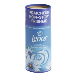 Adoucissant perles Lenor fraîcheur non-stop parfum de linge bleu 155gr