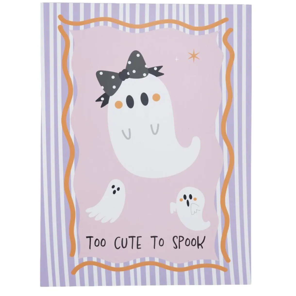 Affiche décorative Halloween x3 fantôme cute papier violet 30x40cm < Gifi Sale