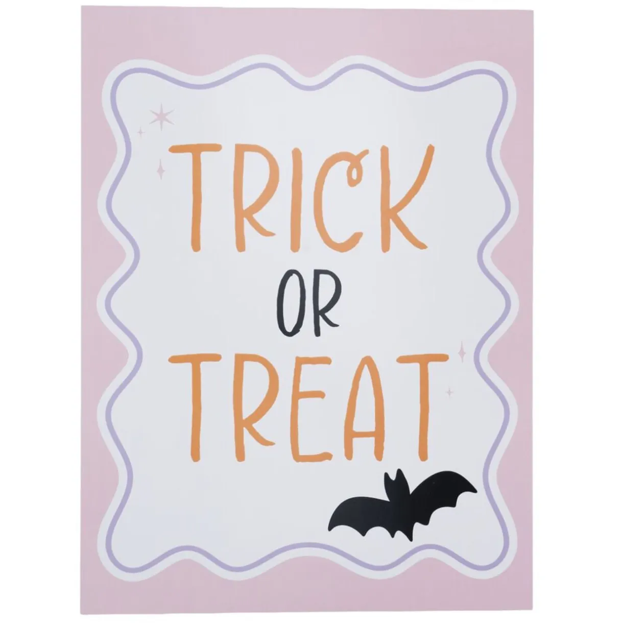 Affiche décorative Halloween x3 fantôme cute papier violet 30x40cm < Gifi Sale