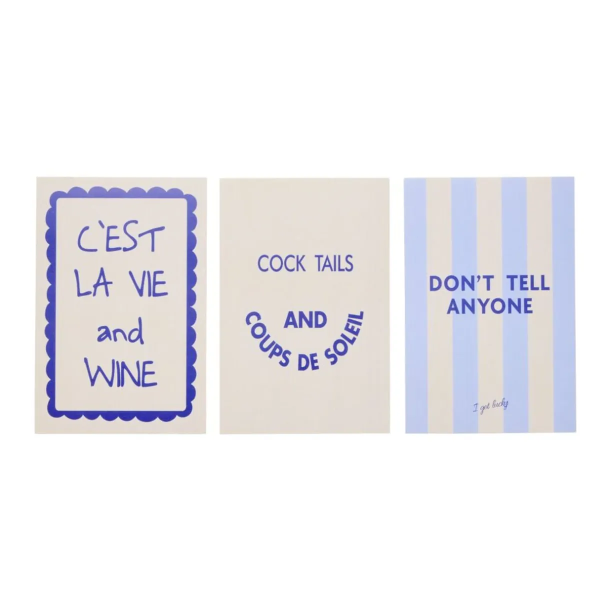 Affiche déco x3 papier "Pop Art" 30x40cm (2 modèles) < Gifi Sale