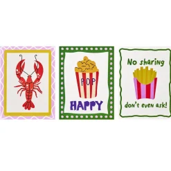 Affiche déco x3 papier thème cuisine 30x40cm (4 modèles) < Gifi Best