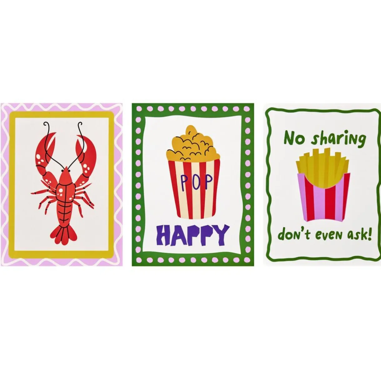 Affiche déco x3 papier thème cuisine 30x40cm (4 modèles) < Gifi Best