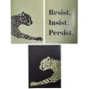 Affiche papier x3 thème guépard noir et gris 30x40cm < Gifi Online