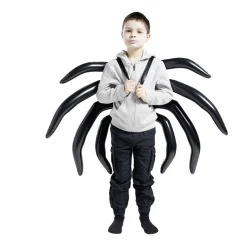 Ailes gonflables araignée Halloween noire - Taille unique