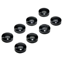 Aimant plastique noir x8 < Gifi