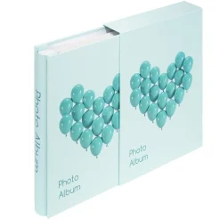 Album photo motif fleur 21x26cm - 2 modèles rouge ou bleu < Gifi Sale