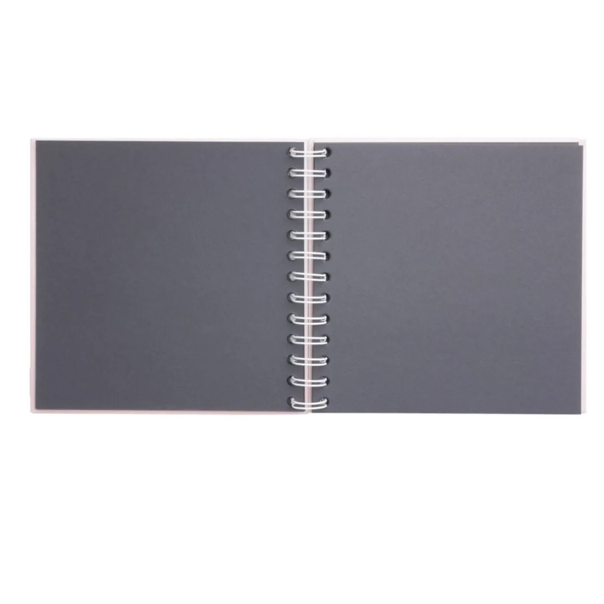 Album photo spirale 17,5x17,5xH2,5cm - 2 modèles noir ou rose < Gifi Clearance