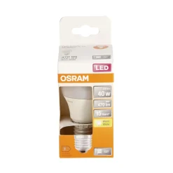 Ampoule LED E27 A60 blanc chaud Osram 4,9W=40W 470lms classe F