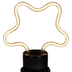 Ampoule LED E27 néon forme étoile jaune < Gifi Discount