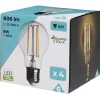 Ampoule led à 4 filaments E27
