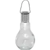 Ampoule solaire à suspendre verre transparent