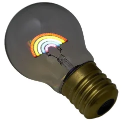 Ampoule USB rechargeable filament LED arc-en-ciel multicolore Ø7xH12cm < Gifi