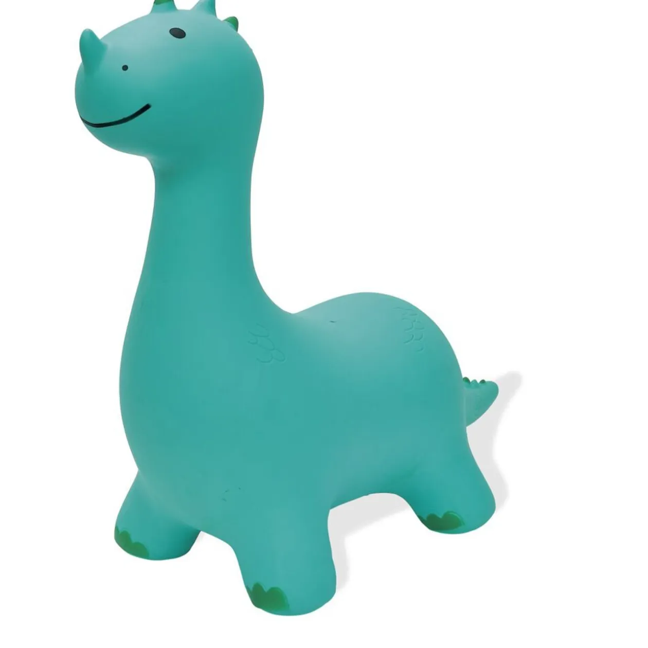 Animal sauteur gonflable dinosaure vert 63x26xH59cm