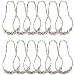 Anneau de douche métal gris x12 < Gifi Clearance