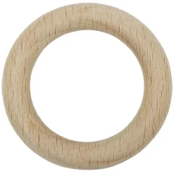 Anneau de rideau en bois naturel Ø42mm x10 < Gifi Outlet