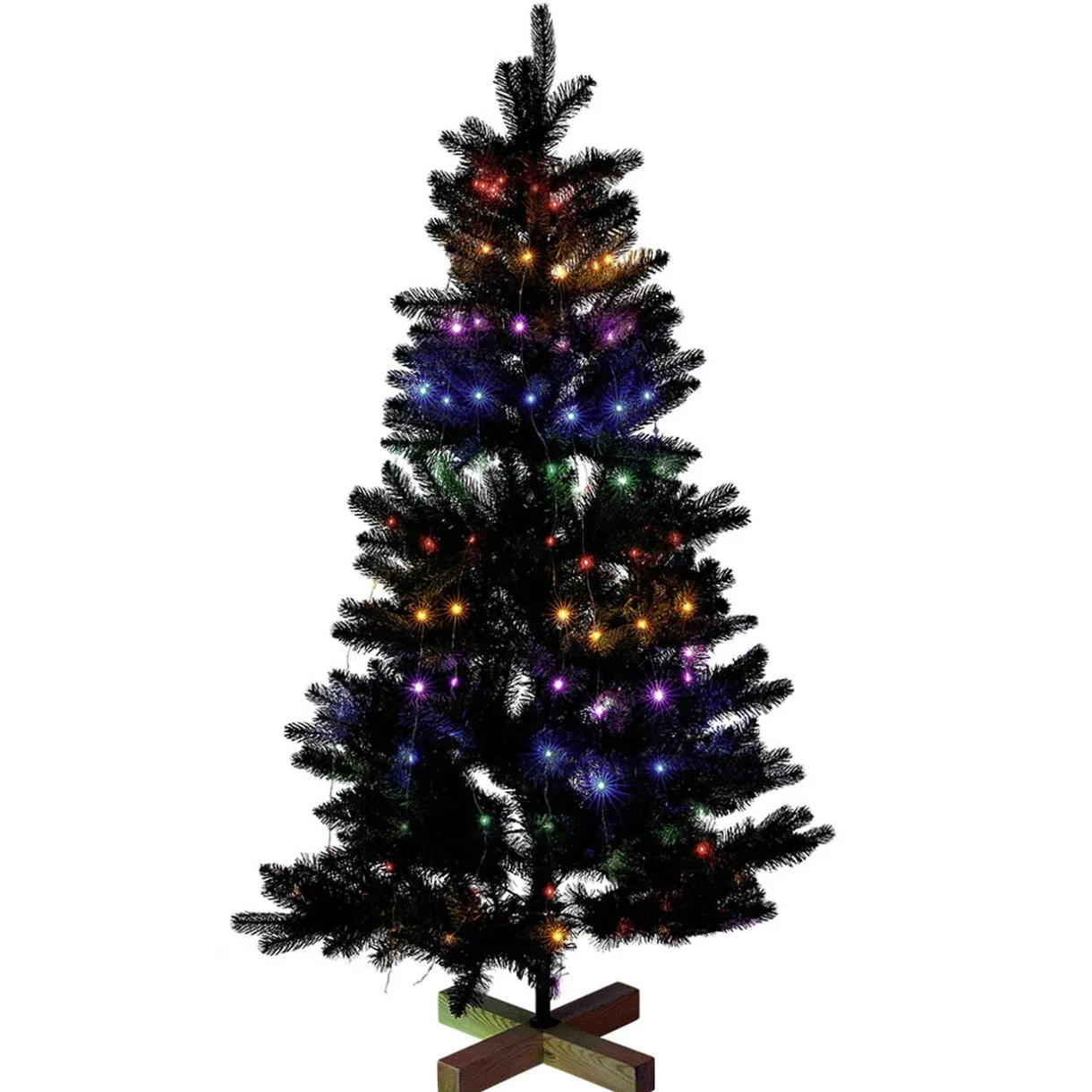 Anneau lumineux guirlande avec télécommande pour sapin multicolore < Gifi Sale