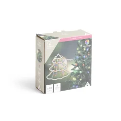 Anneau lumineux pour sapin 10 franges 160LED multicolores