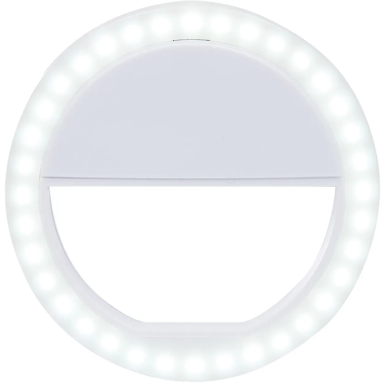 Anneau lumineux pour selfie blanc