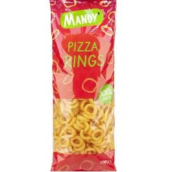 Anneau maïs soufflé saveur pizza format XXL 300gr < Gifi New