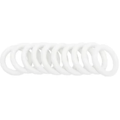 Anneau pour barre de rideau Ø56 mm plastique Blanc x10 < Gifi Sale