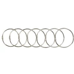 Anneau rideau de douche rond en métal x12 < Gifi Sale