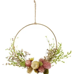 Anneau à suspendre déco fleurs séchées H16cm < Gifi Sale