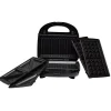 Appareil à croque monsieur 3en1 gaufre et grill 750W < Gifi Discount