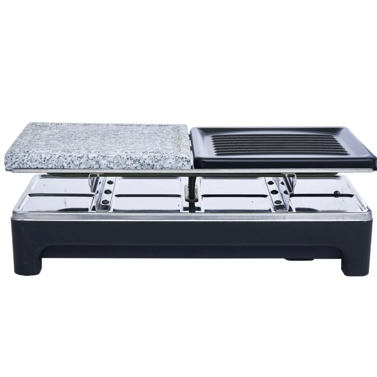 Appareil à raclette avec pierre de cuisson 8 personnes 1500W < Gifi New