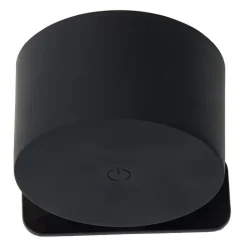 Applique murale nomade rechargeable noir Ø7,5x4,5cm < Gifi
