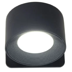 Applique murale nomade rechargeable noir Ø7,5x4,5cm < Gifi